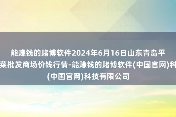 能赚钱的赌博软件2024年6月16日山东青岛平度市南村蔬菜批发商场价钱行情-能赚钱的赌博软件(中国官网)科技有限公司