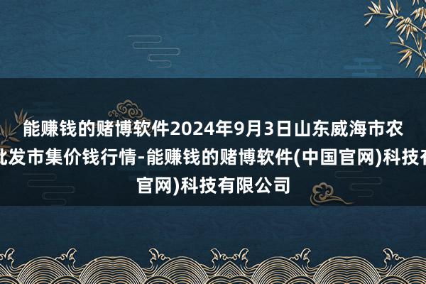 能赚钱的赌博软件2024年9月3日山东威海市农副居品批发市集价钱行情-能赚钱的赌博软件(中国官网)科技有限公司